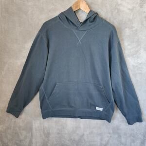 Eddie Bauer Men's Large Gray Hoodie Pullover Comfortable and Stylish